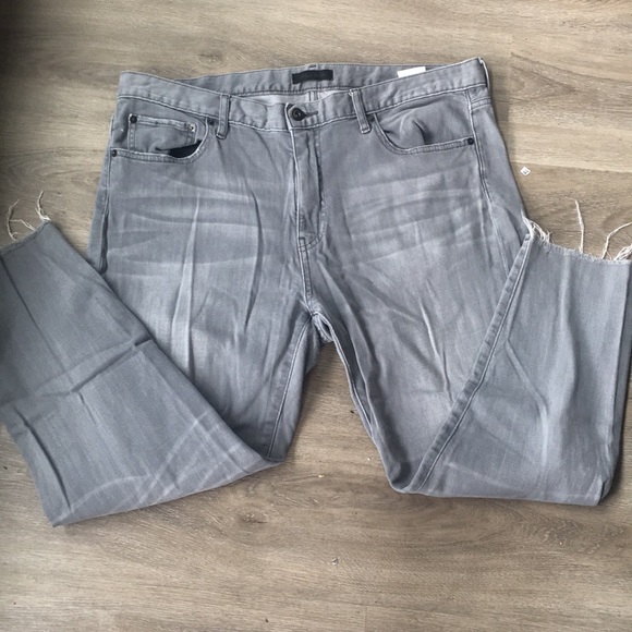 GREY DENIM JEANS - Picture 1 of 4